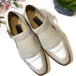 kenneth cole white loafers